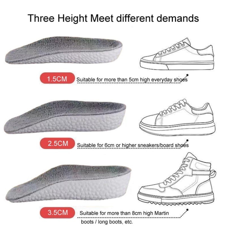 Cashmere Boost Height Increased  Half Insoles Warm Insoles, 1.5+2.5+3.5cm 1pair Each, 2.5cm+3.5cm 1pair Each, 1.5cm+2.5cm 1pair Each, 1.5cm+3.5cm 1pair Each, 2pairs 1.5cm, 2pairs 2.5cm, 2pairs 3.5cm