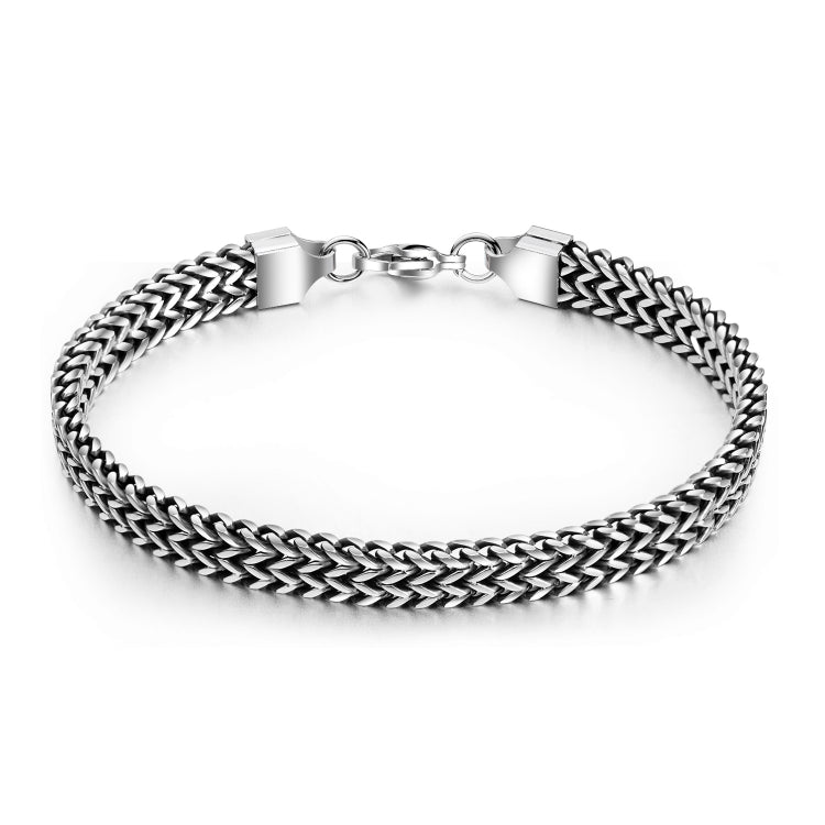 Retro Style Titanium Steel Men Bracelet Personal  Accessories, 1016