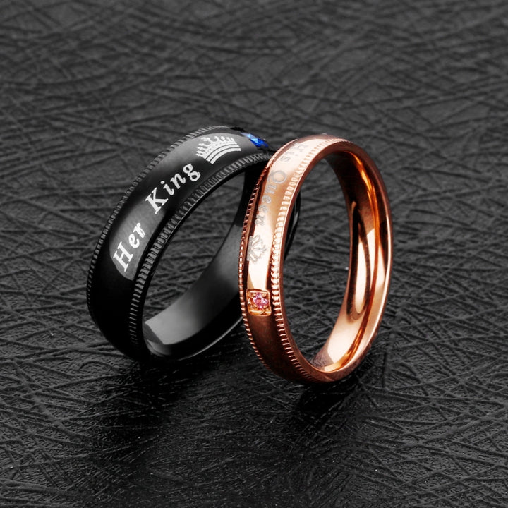 606 Couple Ring Titanium Steel Ring, Size:, Men Style 7, Men Style 8, Men Style 9, Men Style 10, Men Style 11, Men Style 12, Men Style 13, Women Style 4, Women Style 5, Women Style 6, Women Style 7, Women Style 8, Women Style 9