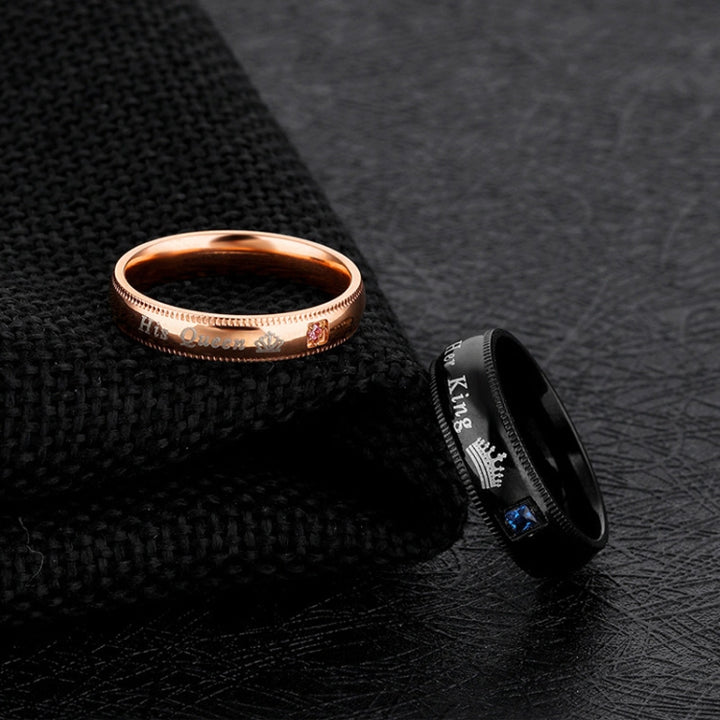 606 Couple Ring Titanium Steel Ring, Size:, Men Style 7, Men Style 8, Men Style 9, Men Style 10, Men Style 11, Men Style 12, Men Style 13, Women Style 4, Women Style 5, Women Style 6, Women Style 7, Women Style 8, Women Style 9