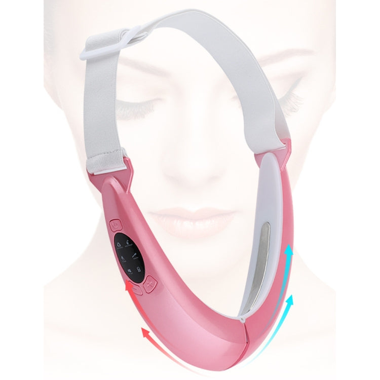 106892 EMS Microcurrent Red and Blue Light Massage Face-Lifting Instrument, (White), (Pink)