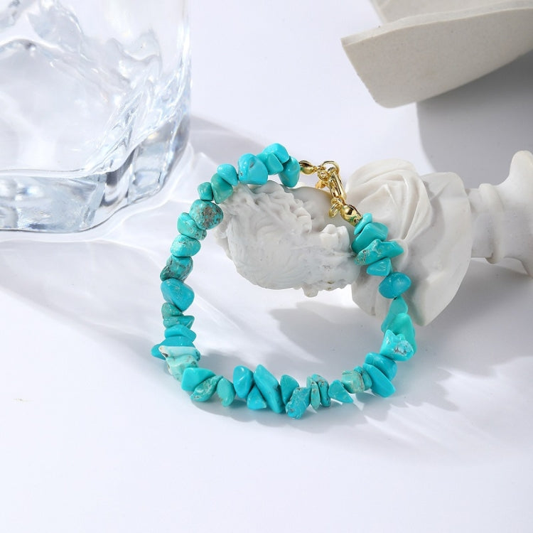 Women Boho Natural Gravel Beaded Bracelet Anklet