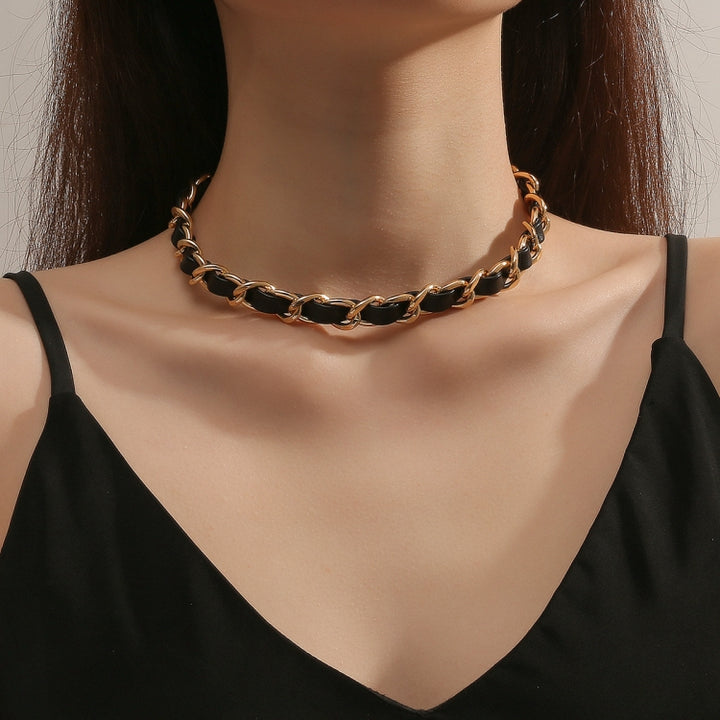 Punk Vintage Velvet Clavicle Chain Metal Rock Necklace, Spec:, N2211-8, N2211-9, N2211-10, N2211-12, N2211-11