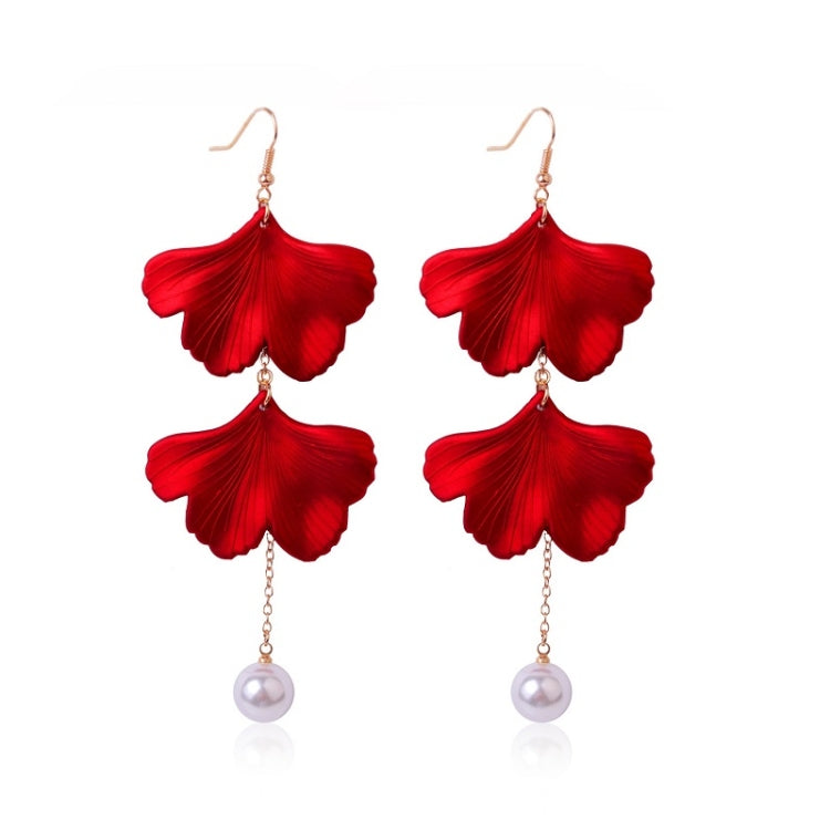 Long Exaggerated Fabric Art Handmade Petal Earrings, E1908-21 Blue, E1908-22 Yellow, E1908-23 Red, E1908-24 Pink, E1908-25 Black, E1908-26 White, E1908-27 Blue, E1908-28 Red, E1908-29 Black, E1908-30 Yellow, E1908-31 Pink, E1908-32 White, E1908-33 Black