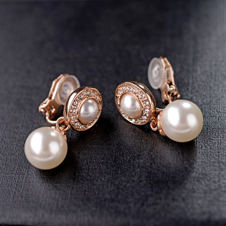 Baroque Earrings Pearl Ear Clip Women Without Ear Piercing, 1202 Long Gold, 1201 Long Silver, 0402 Short Gold, 0401 Short Silver, E2109-7 Half Round, E2109-8 Half Ellipse, E2109-10 Leaf Model, E2109-11 Five Small Pearls, E2109-14 Small Pearl