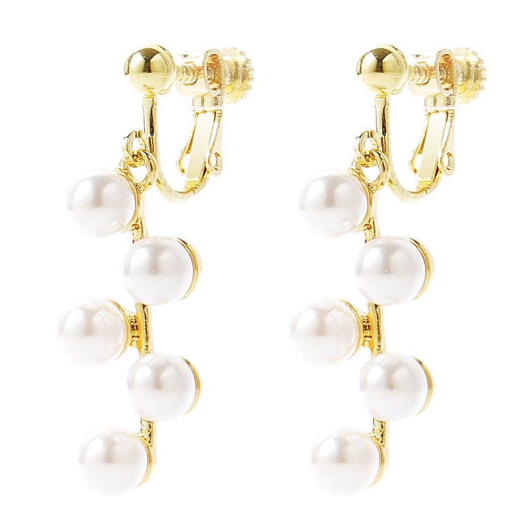 Baroque Earrings Pearl Ear Clip Women Without Ear Piercing, 1202 Long Gold, 1201 Long Silver, 0402 Short Gold, 0401 Short Silver, E2109-7 Half Round, E2109-8 Half Ellipse, E2109-10 Leaf Model, E2109-11 Five Small Pearls, E2109-14 Small Pearl