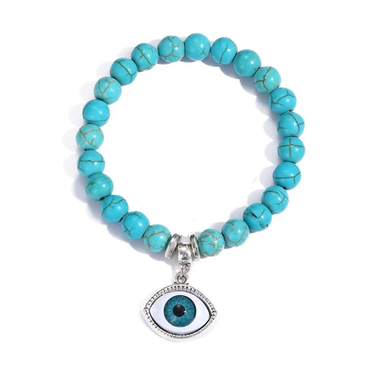 Women Beaded Bracelet Turquoise Ethnic Style Charm Jewelry, S2208-2 Owl, S2208-3 Butterfly, S2208-4 Sea Star, S2208-5 Life Tree, S2208-1 Eyes, S2203-12 Cross, S2203-13 Turquoise Pendant, S2212-1 Eyes, S2303-1, S2303-2 Turtles, S2303-3 Cross