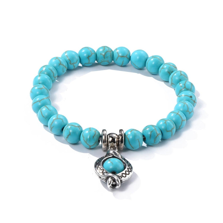 Women Beaded Bracelet Turquoise Ethnic Style Charm Jewelry, S2208-2 Owl, S2208-3 Butterfly, S2208-4 Sea Star, S2208-5 Life Tree, S2208-1 Eyes, S2203-12 Cross, S2203-13 Turquoise Pendant, S2212-1 Eyes, S2303-1, S2303-2 Turtles, S2303-3 Cross