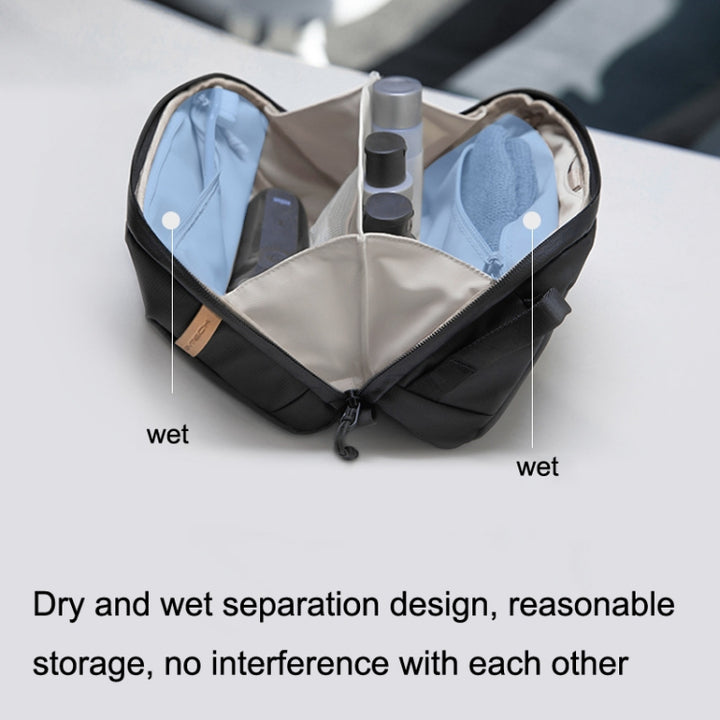 PGYTECH P-CB-096 Washing Bag Dry and Wet Separation Fine Partition Anti-splash and Dirt-resistant Travel Storage Bag