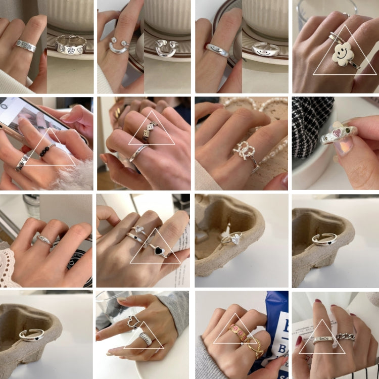 Happy Smile Face Love Wear Combination Ring, J3357, J3520, J3370, J3643, J3664, J3305, J3495, J3595, J3594, J2818, J3494, J3493, J3461, J3462, J1456, J3402, J3381, J3371, J3457, J3456, J3587, J969, J1991, J2105, J2135, J3626, J3610, J3532, J3522, J3534