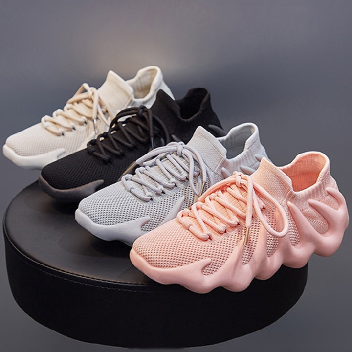 450 Summer Breathable Sock Shoes Fly Woven Comfortable Casual Shoes, 35, 36, 37, 38, 39, 40