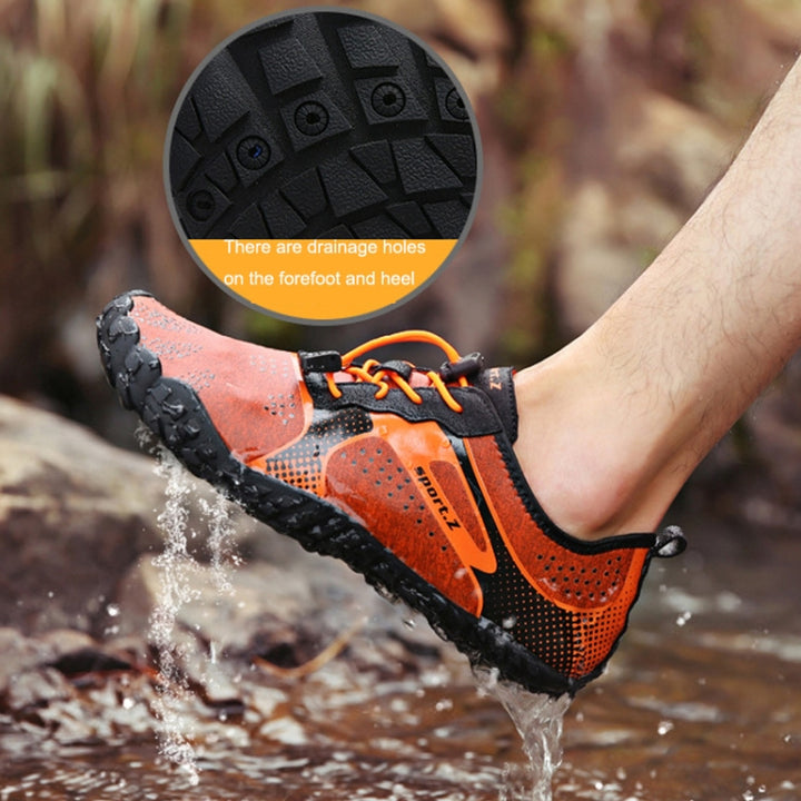 1901 Outdoor Couple Sports Shoes Five-finger Hiking Anti-skid Wading Shoes Diving Beach Shoes, 36, 37, 38, 39, 40, 41, 42, 43