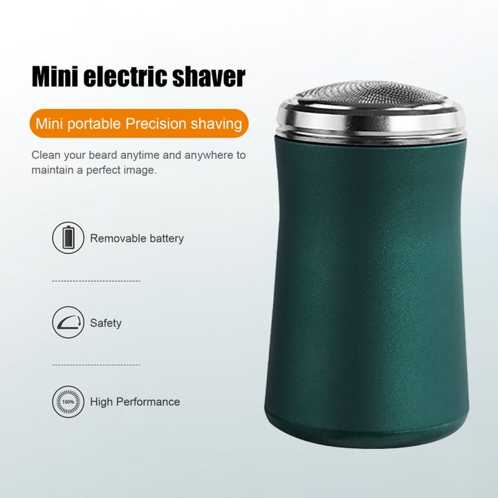 Pocket Size Washable Electric Razor USB Rechargeable Travel Shavers for Men, Pocket  Green, Pocket  Black