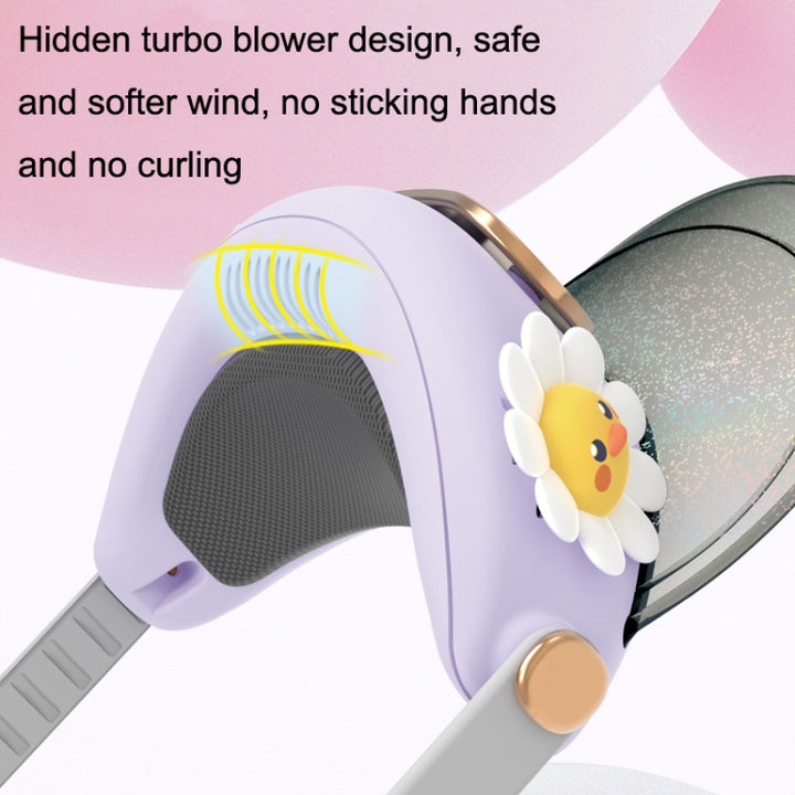 GL130-133 Outdoor Fan Cap Leafless Mute USB Portable Camping Mini Fan, Star Rabbit, Sun Lion, Huahua Duck, Love Dragon