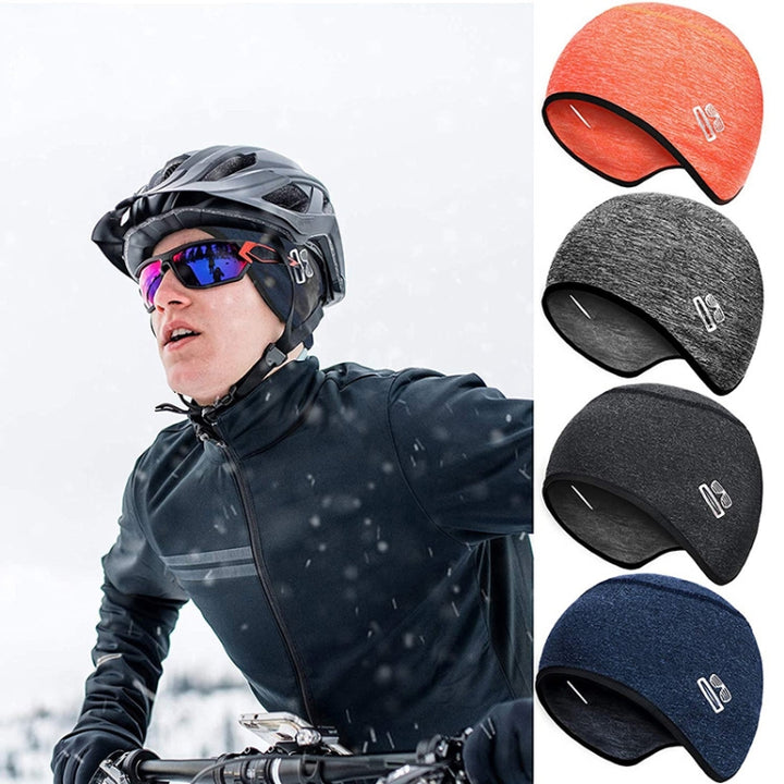 Outdoor Sports Warm Ear Hat Helmet Lining Winter Riding Skull Cap, Free Code