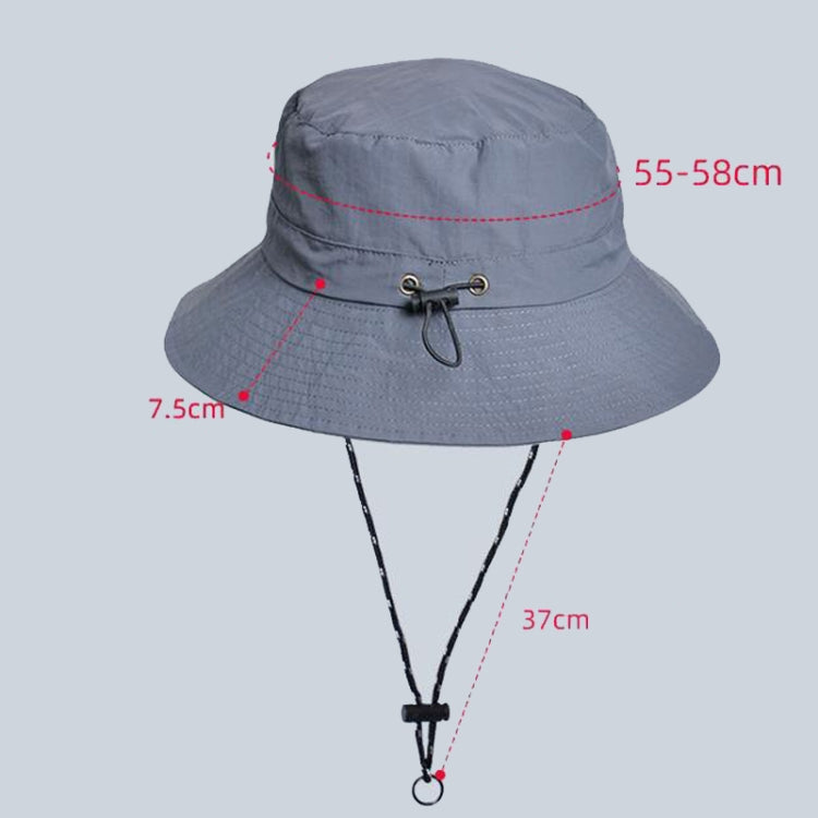 XBG-9225 Summer Waterproof Fisherman Hat Folding Storage Sun Protection Hat