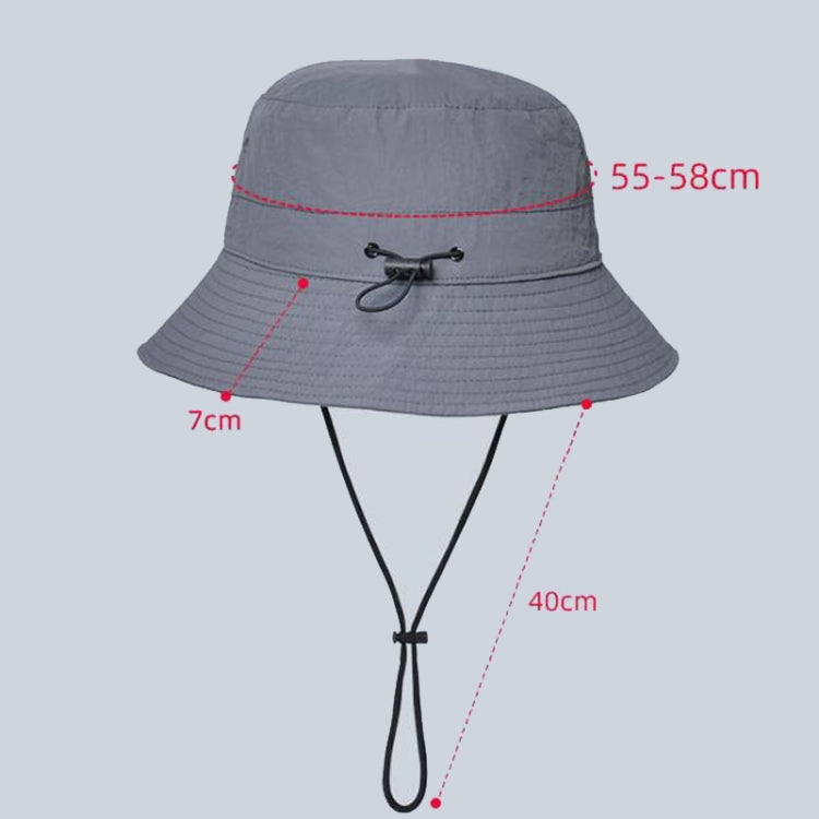 XBG-9226 Outdoor Sun Hats Foldable Color Matching Sunscreen Fisherman Hat