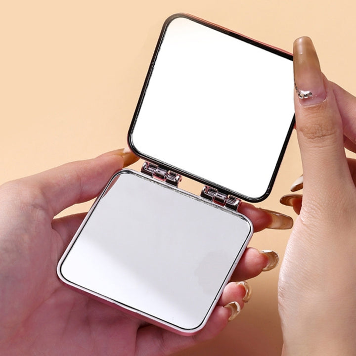 Desktop Mini Electroplating Makeup Double-sided Mirror For Ladies, Mirror (Purple), Mirror (Silver), Mirror (Beige)