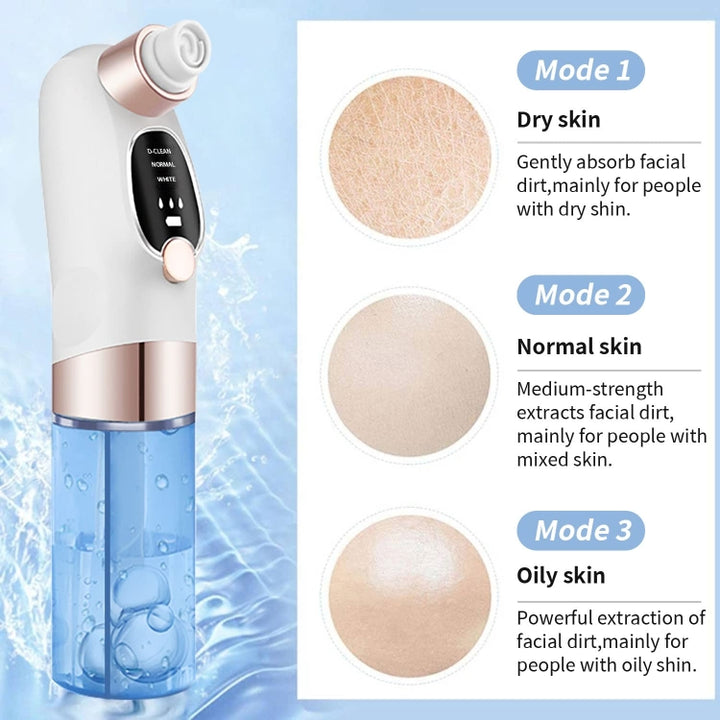 2112-A Water Circulation Pore Vacuum Cleaner Blackhead Remover With 6 Suction Heads, 2112-A