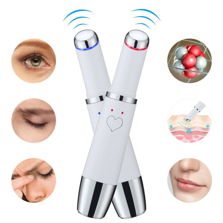 12335 Eye Vibration Heating Massage Pen Removing Eye Wrinkle and Importing Massager Beauty Instruments, 12335