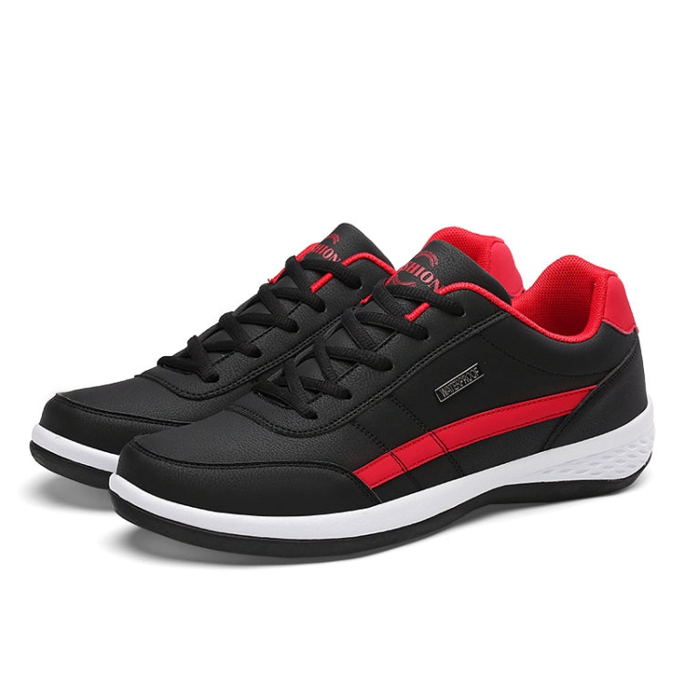 Leather Men Casual Shoes Breathable Leisure Male Sneakers All-Match Men Shoes, 48, 49, 50