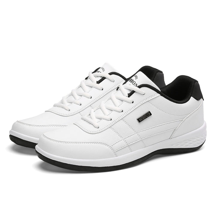 Leather Men Casual Shoes Breathable Leisure Male Sneakers All-Match Men Shoes, 48, 49, 50