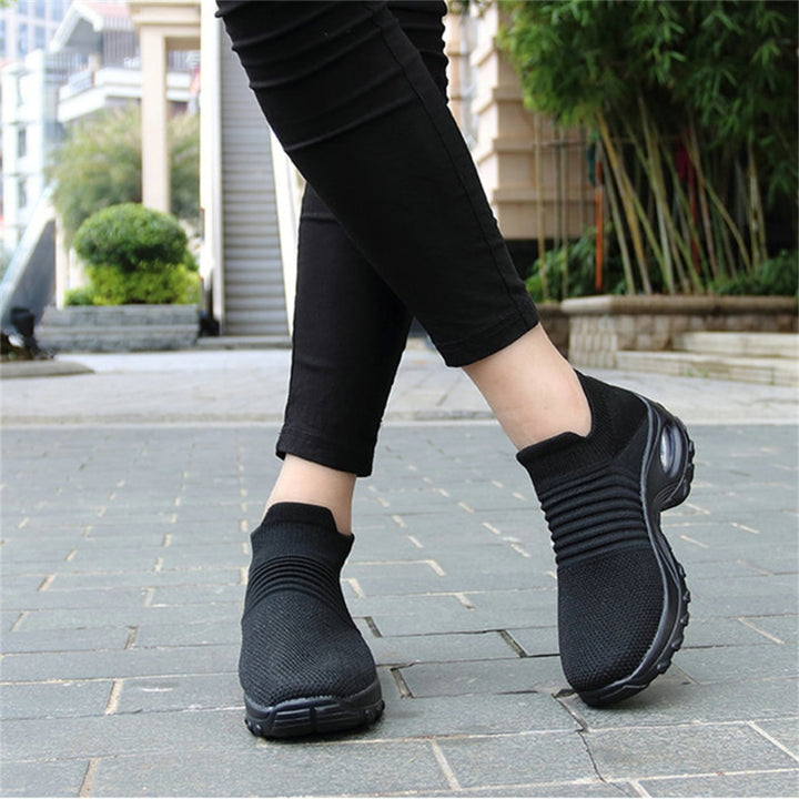 Sock Sneakers Women Walking Shoes  Air Cushion Casual Running Shoes, 35, 36, 37, 38