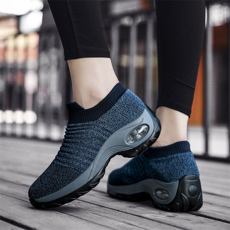 Sock Sneakers Women Walking Shoes  Air Cushion Casual Running Shoes, 35, 36, 37, 38