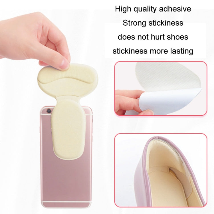 1pair 2 in 1 Half Size Forefoot Pad Anti-drop Sandal Heel Sticker