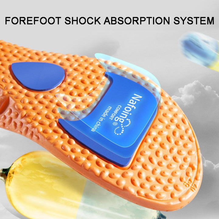 Boost Sports Insole Increased Shock Absorption Deodorant Super Soft Bottom Insole, Gold 1.5cm, Gold 2.5cm, Gold 3.5cm