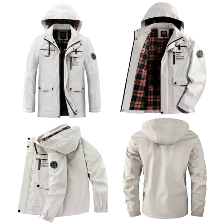 Men Casual Jacket Autumn And Winter Hooded Jacket, M, L, XL, XXL, XXXL, XXXXL