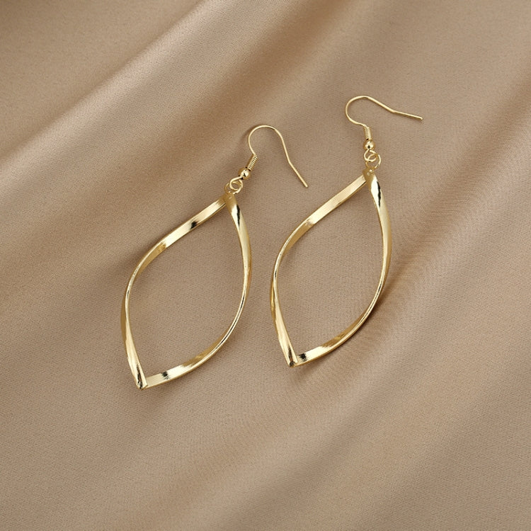 Twisted Rhombus Earrings Personality Exaggerated Earrings