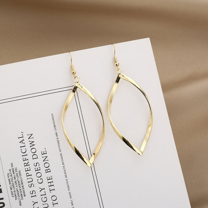 Twisted Rhombus Earrings Personality Exaggerated Earrings