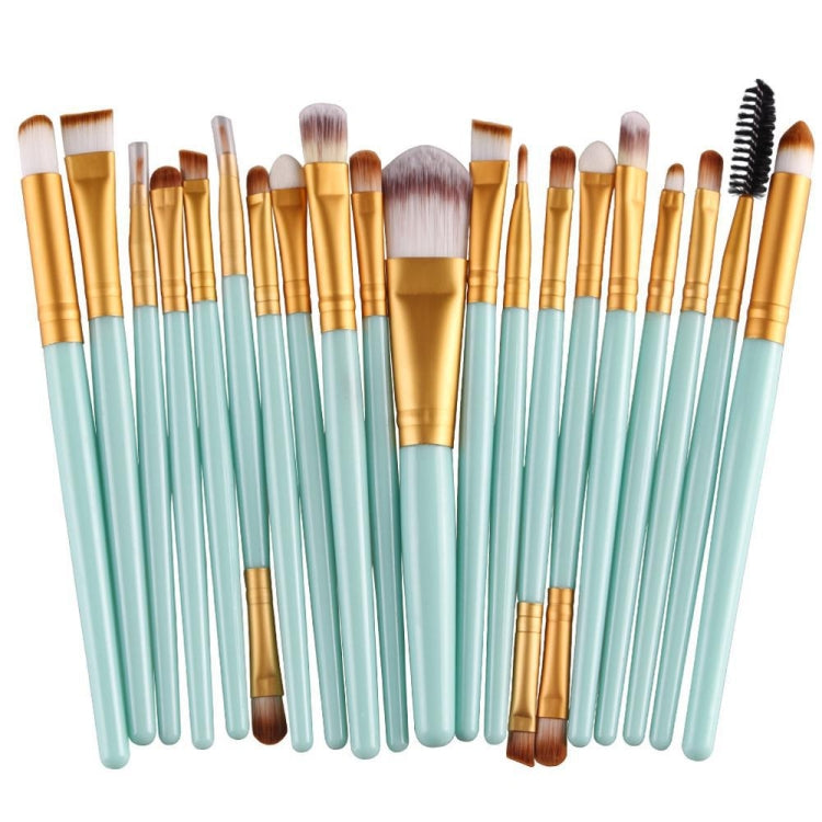 20pcs/set Wooden Handle Makeup Brush Set Beauty Tool Brushes, Coffee, Gold+Black, Black+White, Full Black, Black+Coffee, Brown+White, Gold+Pink, Brown+Green, Brown+Pink, Brown+Black, Gold+White, Gold+Green, Black+Green, Black+Pink, Brown+Purple