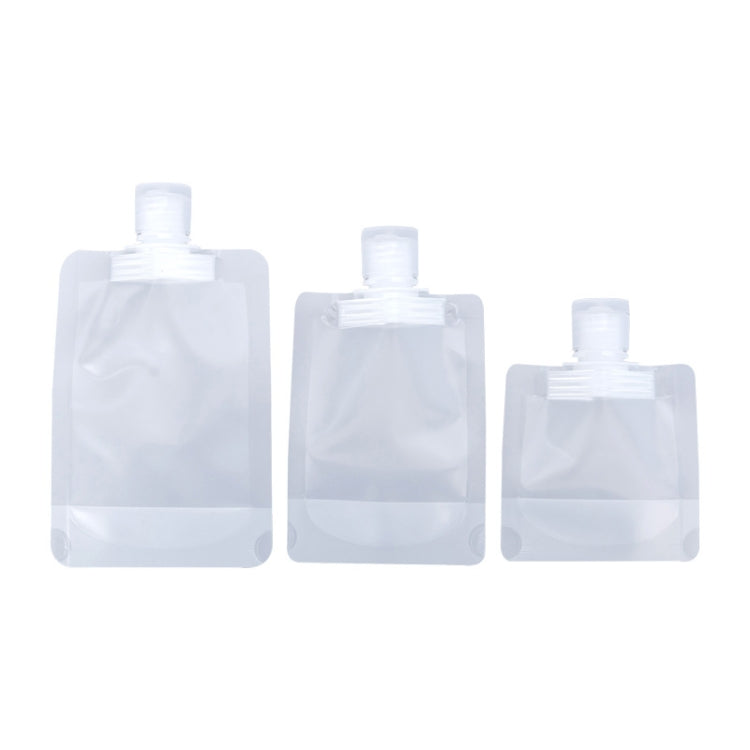 20pcs Travel Refillable Empty Squeeze Pouch Lotion Shampoo Squeezable Bags, 30ml, 50ml, 100ml