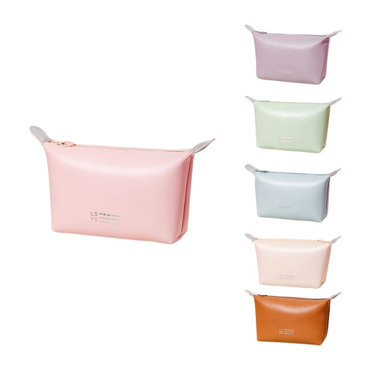 PU Leather Waterproof Cosmetic Organizer Women Toiletry Bag Travel Cosmetic Case