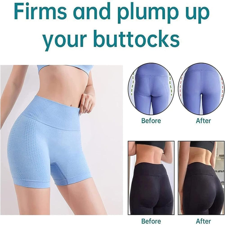 Women Fitness Sports Butt Lifting Shorts Shaping Beauty External Wear Leggings, S/M, L/XL