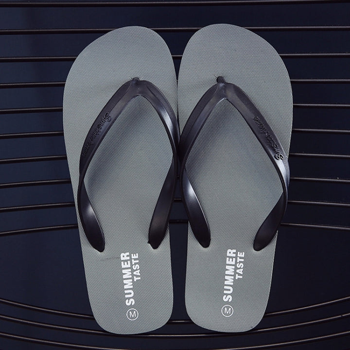 Men Slippers Student Flat Casual Non-Slip Flip Flops, XS 38-39, S 40-41, M 42-43, L 44-45