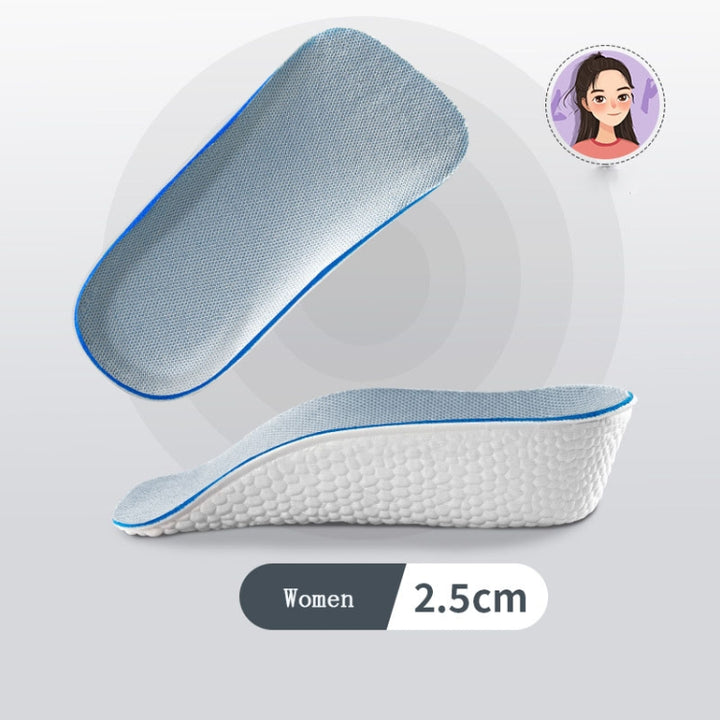 Insoles Light Weight Soft Elastic Arch Support Shoes Pads, 2.5CM Increase Height Men, 3.5CM Increase Height Men, 1.5CM Increase Height Women, 2.5CM Increase Height Women, 3.5CM Increase Height Women