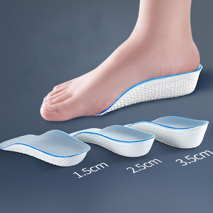 Insoles Light Weight Soft Elastic Arch Support Shoes Pads, 2.5CM Increase Height Men, 3.5CM Increase Height Men, 1.5CM Increase Height Women, 2.5CM Increase Height Women, 3.5CM Increase Height Women