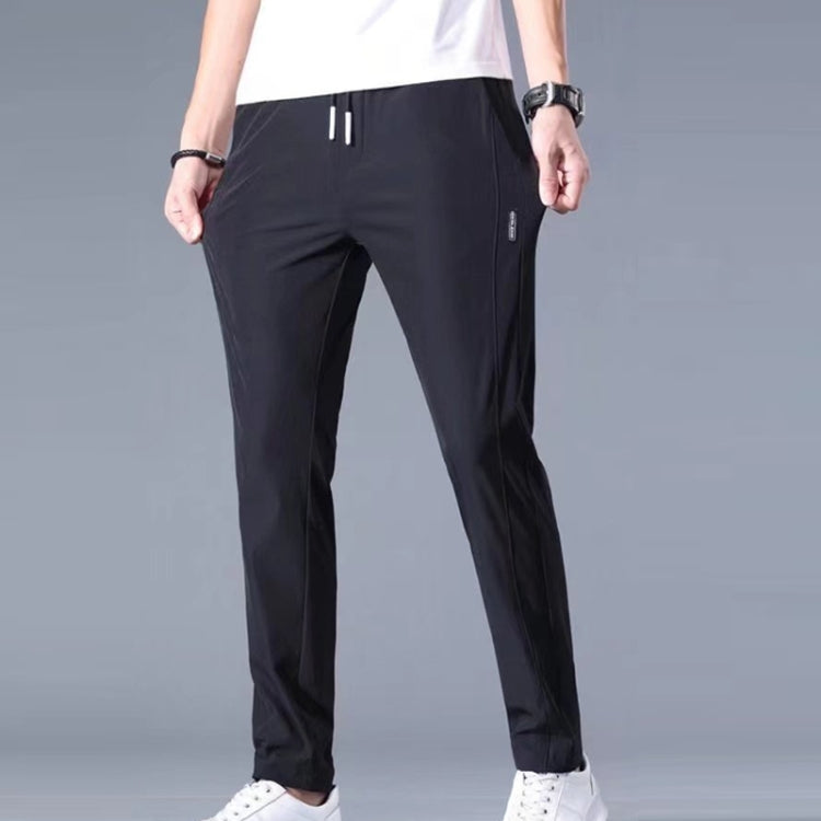 Mens Summer Thin Elastic Waist Pants, M, L, XL, XXL