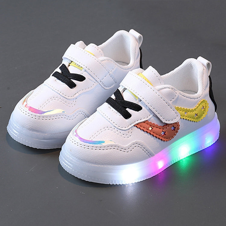 Children Board Shoes LED Light-Up Casual Footwear Boys And Girls Shoes, 21, 22, 23, 24, 25, 26, 27, 28, 29, 30