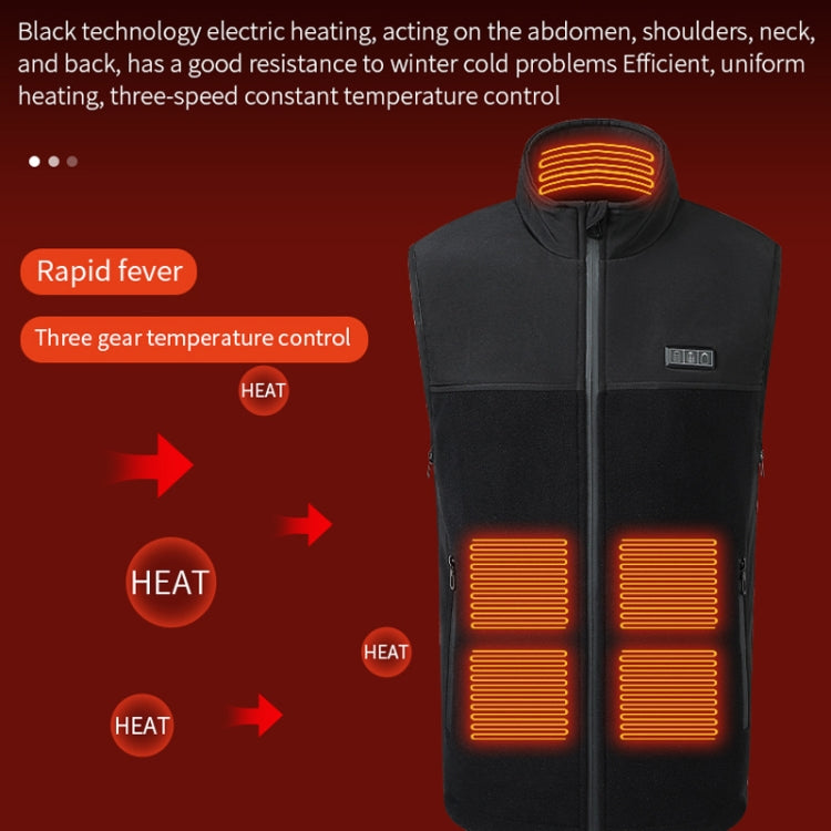 Heated Vest USB Charging Smart Heating Clothing 13 Zones Heating 3 Switch Control, S/M/L, XL/2XL/3XL, 4XL/5XL/6XL, 7XL/8XL/9XL