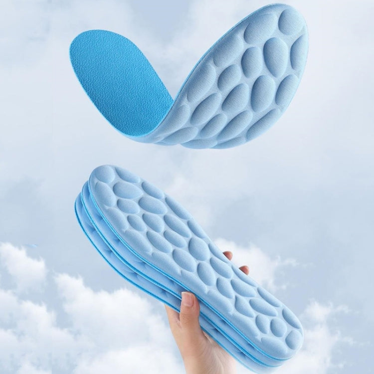 1pair 4D Massage Insole Imitation Pebbles Full Palm Sports Insole, 35, 36, 37, 38, 39, 40, 41, 42, 43, 44, 45