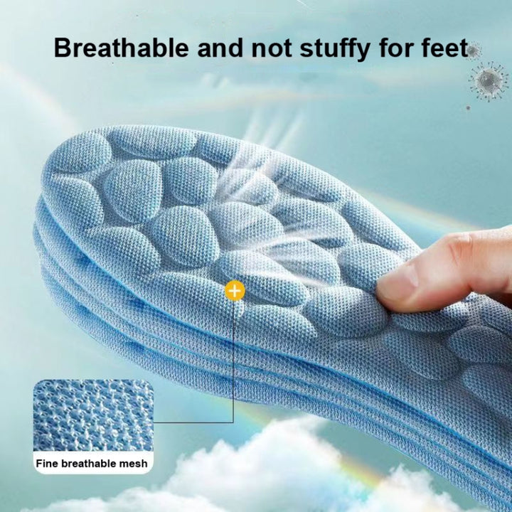 1pair 4D Massage Insole Imitation Pebbles Full Palm Sports Insole, 35, 36, 37, 38, 39, 40, 41, 42, 43, 44, 45