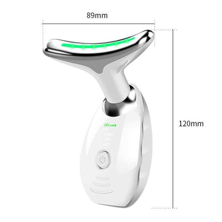 Electrical Neck Beauty Instrument Neck Massager Face Beauty Device, Oval