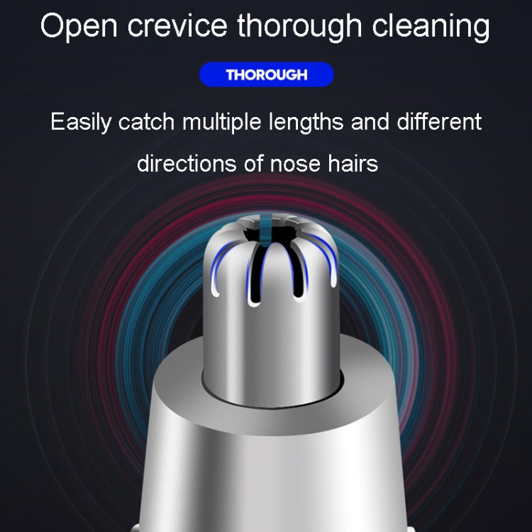 Electrical Nose Hair Trimmer Shaving Nose Hair Motorized Eyebrow Razor Nasal Cleaning Tools