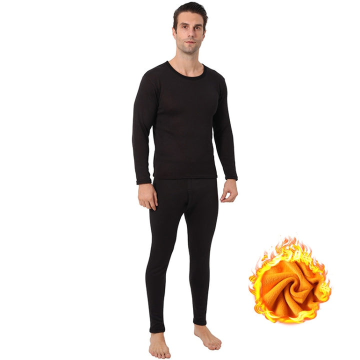 Men Women Gold Velvet Thickened Cold-Proof Thermal Underwear Set, Male Black, Male Navy Blue, Male Dark Gray, Male Light Gray, Female Black, Female Purple, Female Red