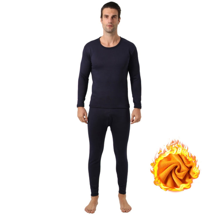 Men Women Gold Velvet Thickened Cold-Proof Thermal Underwear Set, Male Black, Male Navy Blue, Male Dark Gray, Male Light Gray, Female Black, Female Purple, Female Red