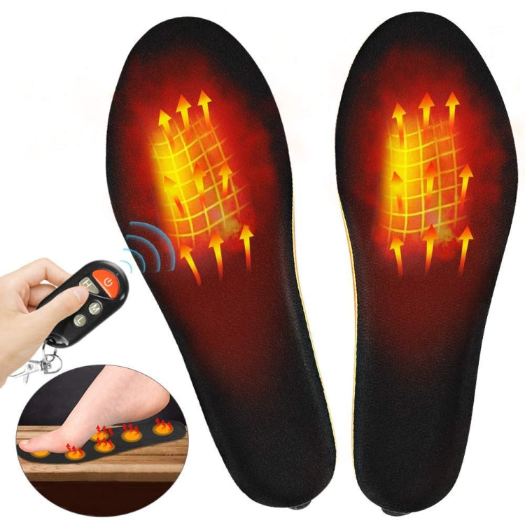 USB Charging Heating Insoles Size Cuttable and Washable Electric Foot Warmer Insoles, 35-40, 41-46